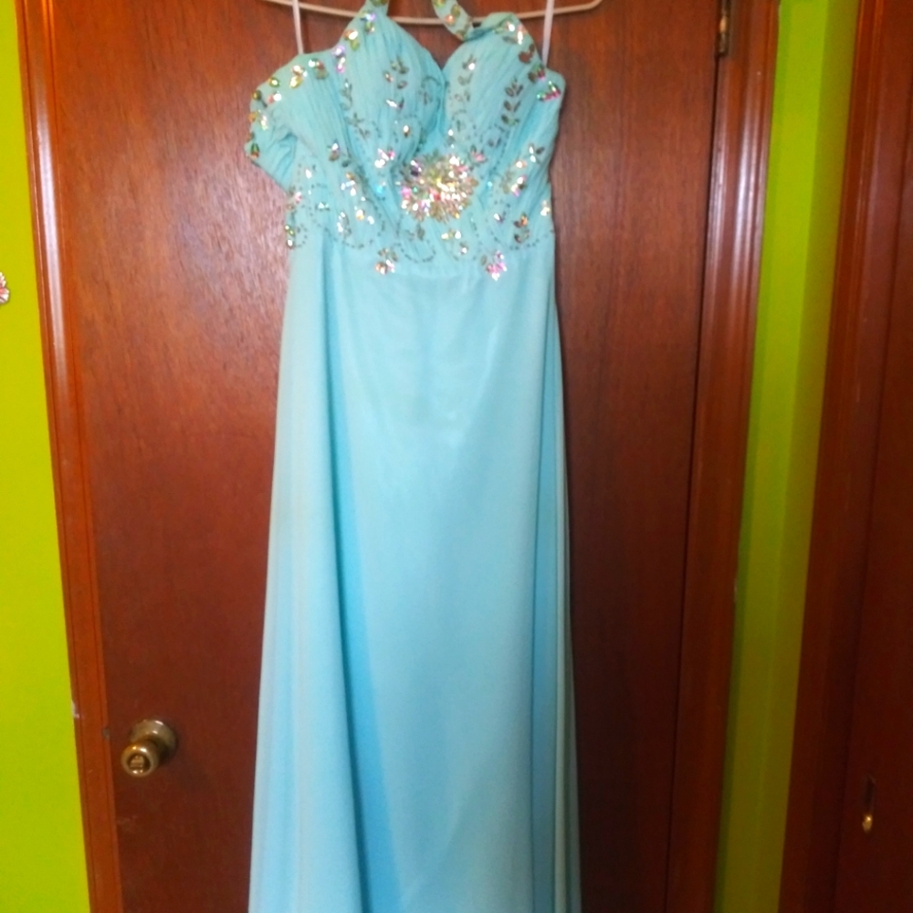 Blue dress size 2